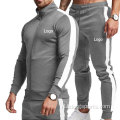 Heren Jogger Sweatsuit Zip Sportswear Men Sport Tracksuit